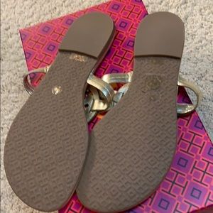 Tory Burch Shoes - Tory Burch Gold Metallic Miller Tory Burch Shoes - Tory Burch Gold Metallic Miller